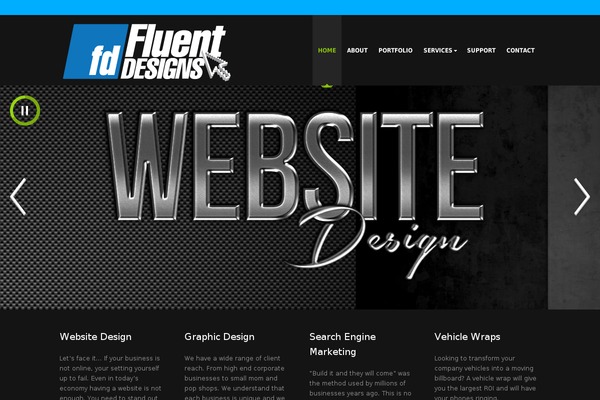 Unicorn theme site design template sample