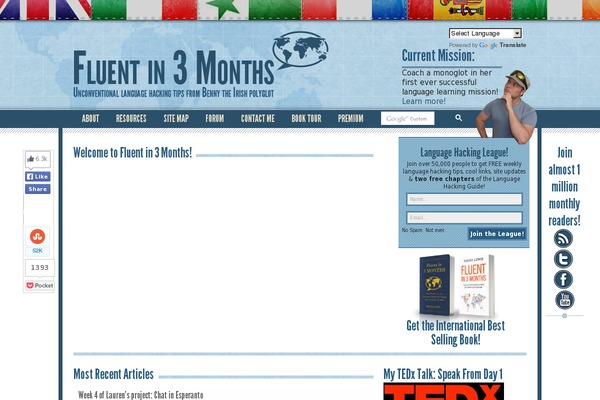 fluentin3months.com site used Fi3m-theme-21