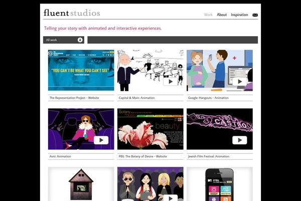 Fluent theme site design template sample