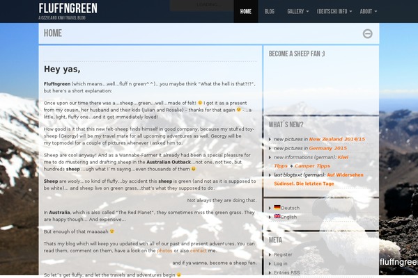 Lensa theme site design template sample