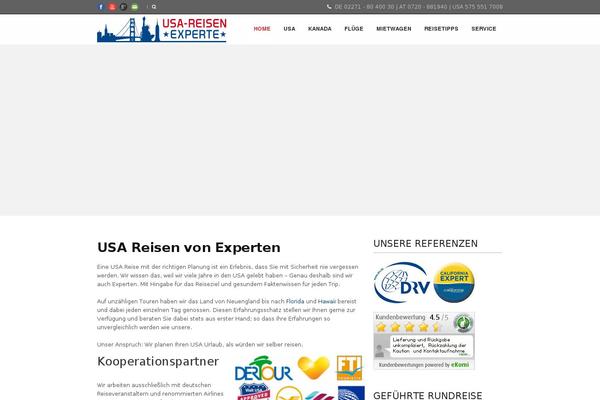 Tour Package theme site design template sample