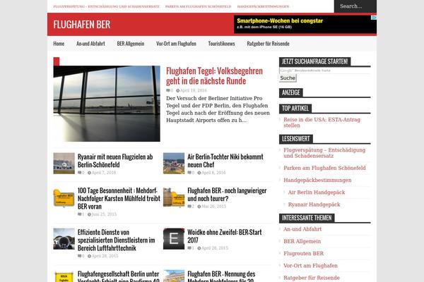 FlatNews – Responsive Magazine WordPress Theme theme site design template sample