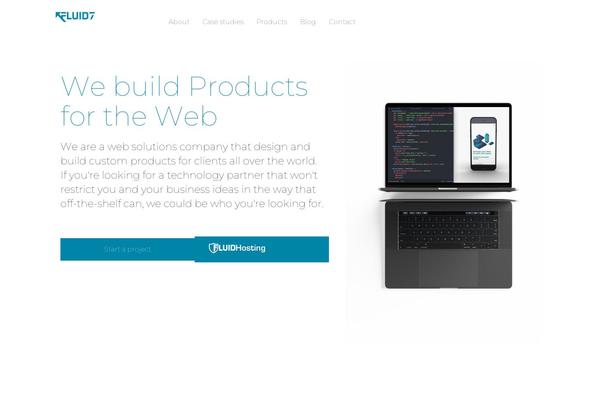 Hestia theme site design template sample