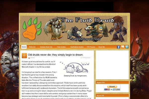 Cool Blog theme site design template sample