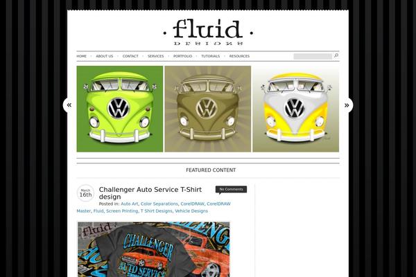 Atlantica theme site design template sample