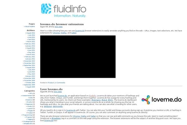 fluidinfo.com site used White as Milk