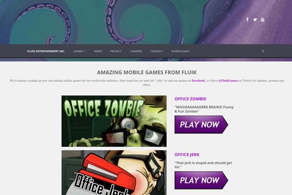 Oblivion theme site design template sample