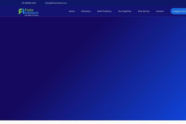 flukeinfotech.com site used Hostinza