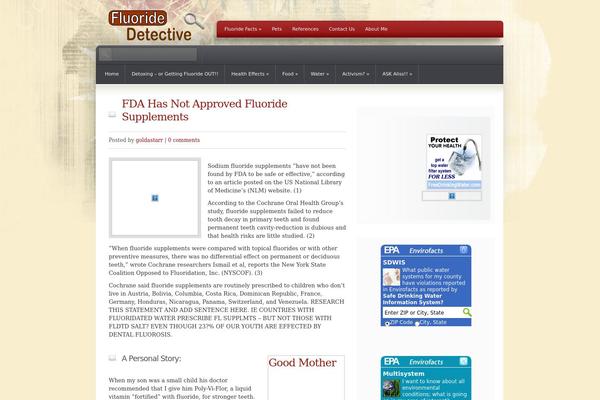 Coldstone theme site design template sample