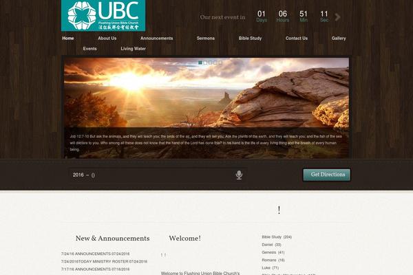 Wp-church theme site design template sample