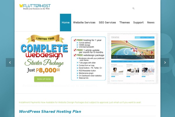 flutterhost.com site used Energy