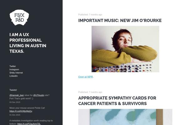 Blooog theme site design template sample