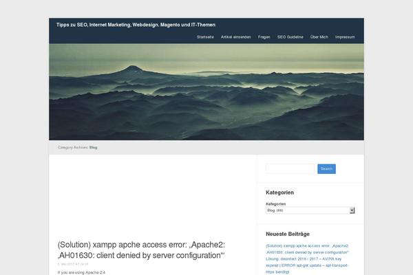 Meeta theme site design template sample