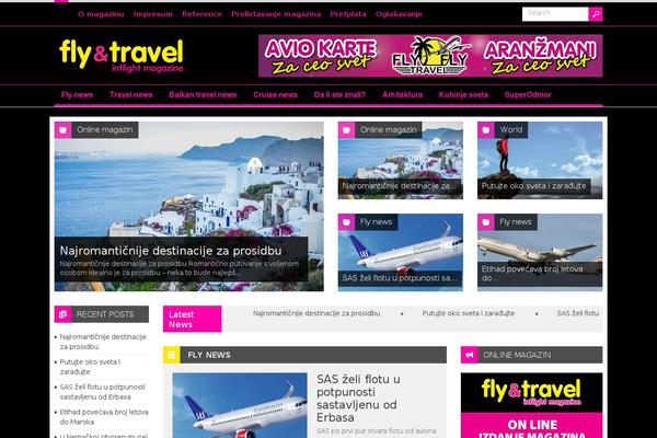 Spirit theme site design template sample