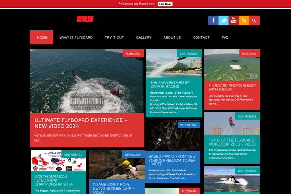 Surfarama theme site design template sample
