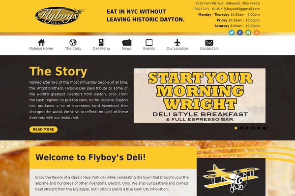 flyboysdeli.com site used Catapultcreative