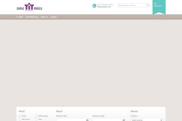 BookYourTravel theme site design template sample