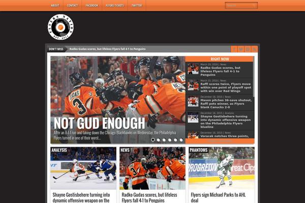 Gameday theme site design template sample