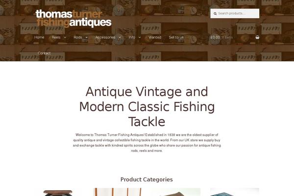 Storefront theme site design template sample