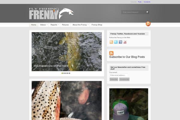 Fresh News theme site design template sample