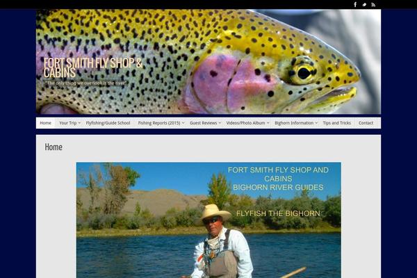 flyfishingthebighorn.com site used Tempera