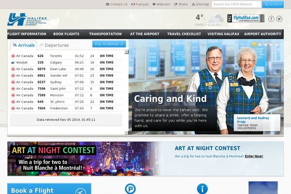 flyhalifax.com site used Halifaxstanfield