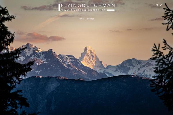 Photography theme site design template sample