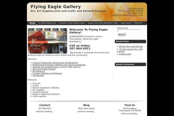 Smallbiz theme site design template sample