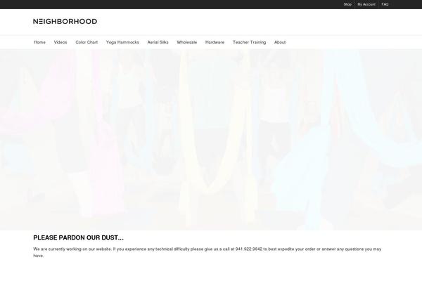 Neighborhood theme site design template sample