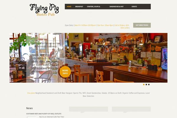 Feast theme site design template sample