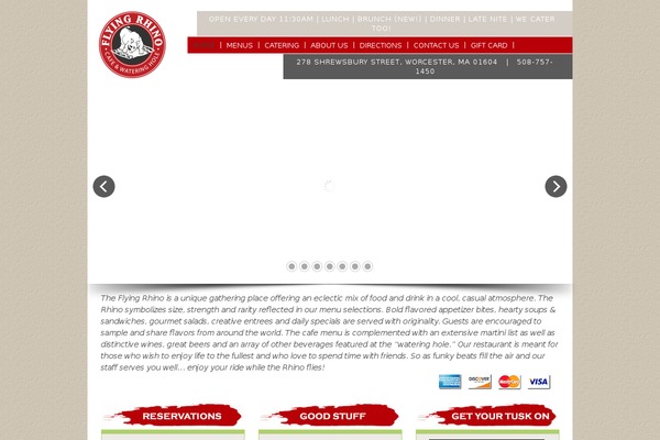 flyingrhinocafe.com site used Flying