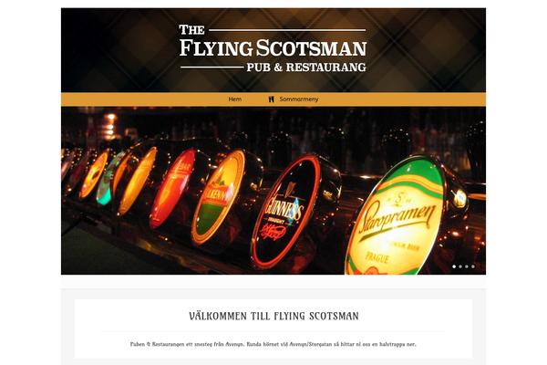 Vantage theme site design template sample