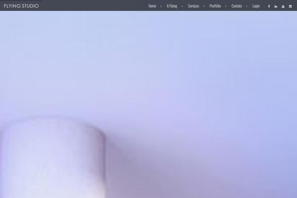 Flying theme site design template sample