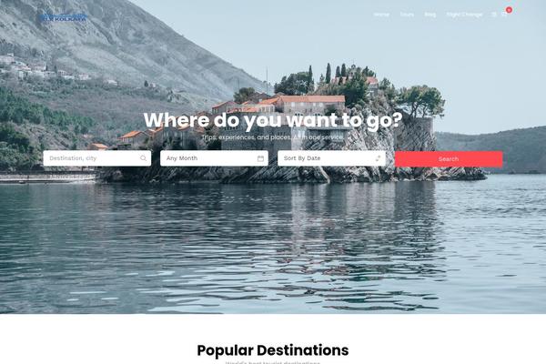 Site using Grandtour-custom-post plugin