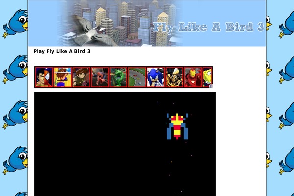 flylikeabird3.net site used Gaming