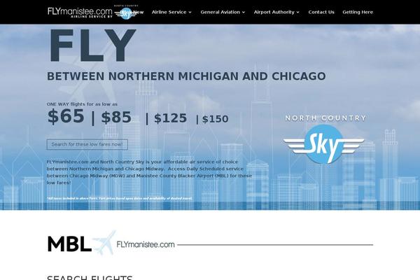 Divi theme site design template sample