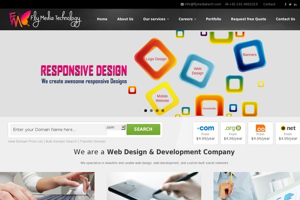 Ainex Host theme site design template sample