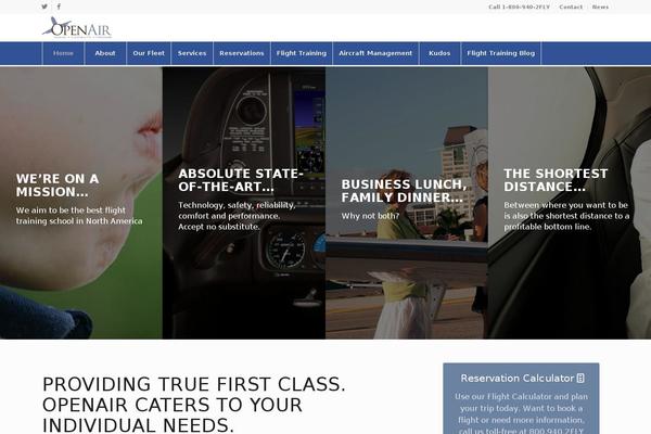 Enfold theme site design template sample