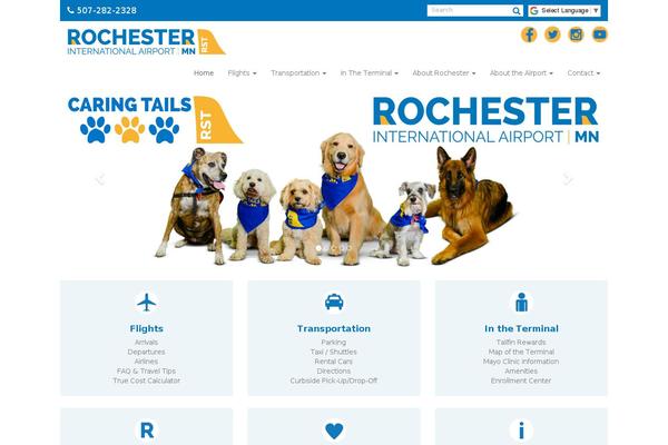 Site using Responsive Google Map plugin