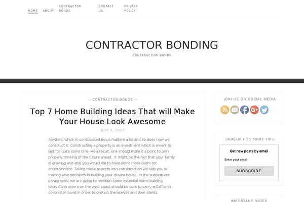 Anissa theme site design template sample
