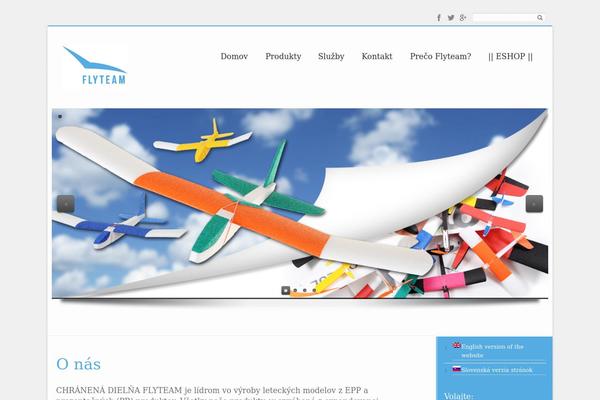 iCompany theme site design template sample
