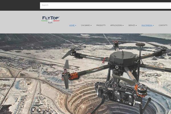 Drone theme site design template sample