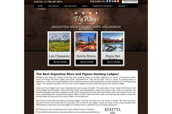 flyways.com site used Flyways