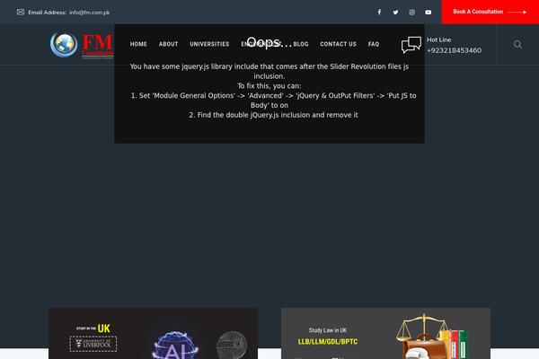 Site using Themestek-liviza-extras plugin