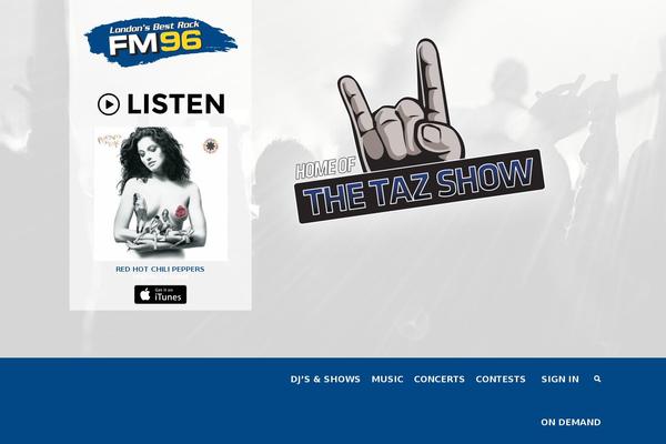 Corus-fm-radio theme site design template sample