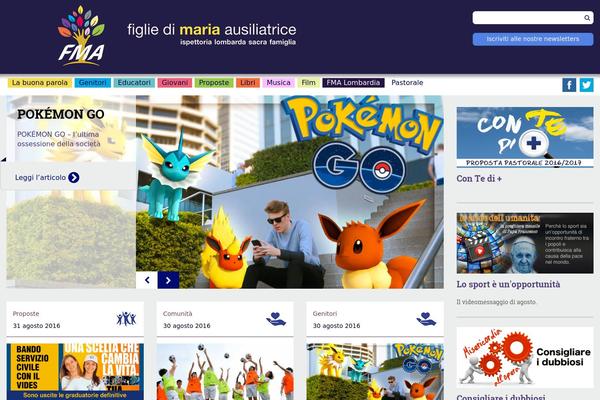 Fma theme site design template sample