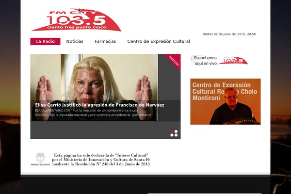 Gonzo theme site design template sample