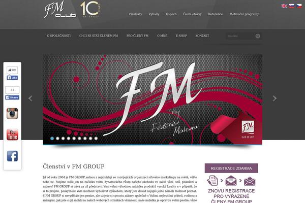 Cloud theme site design template sample