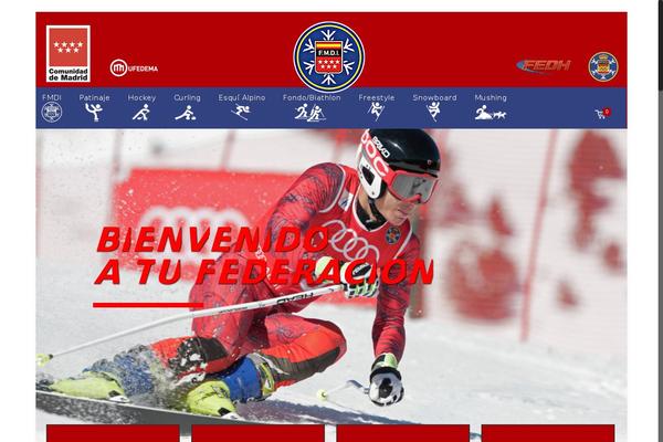 Snowmountain theme site design template sample