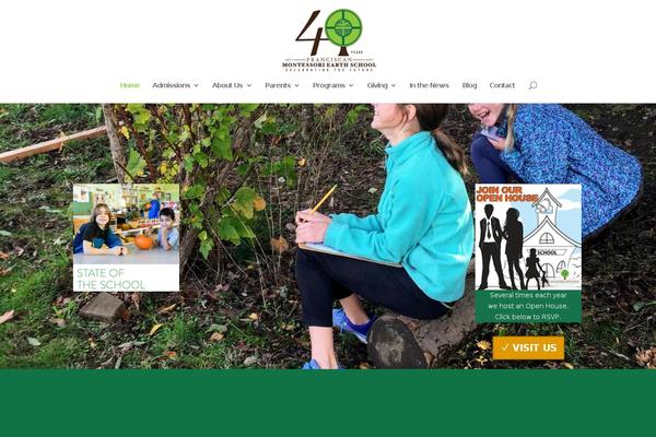 Divi Child theme site design template sample